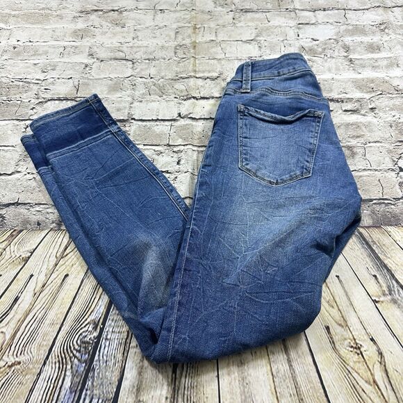 Lucky Brand Jeans Womens 4/27 Blue Sasha Super Skinny Low Rise Distressed Denim‎ - Picture 9 of 14